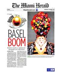 GREG LOTUS' EXHIBITION AT ART BASEL 2012 - THE MIAMI HERALD